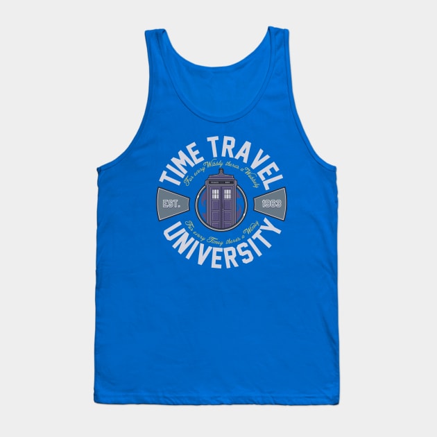 Time Travel University Tank Top by Arinesart